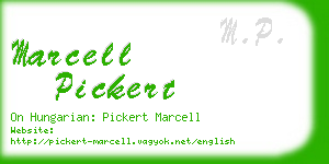 marcell pickert business card